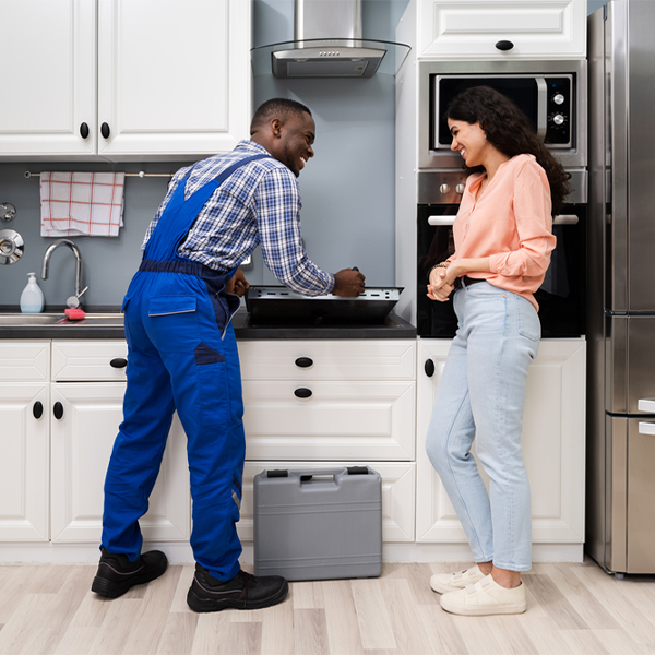 what kind of warranty do you offer on your cooktop repair services in Harvey County KS
